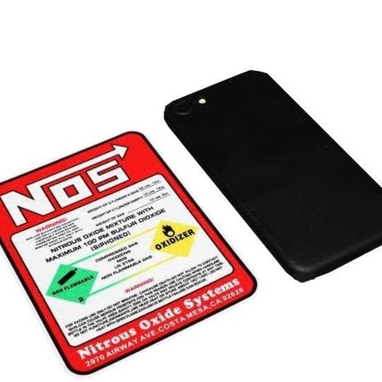 NOS Nitro Sticker - Racing Lachgas N2O Systeem (10 x 13cm) - VCTparts.nl