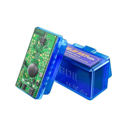 OBD2 Mini ELM327 Bluetooth V2.1 Adapter Blauw met Disk - VCTparts.nl