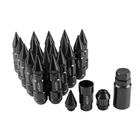 Racing Wielmoeren M12x15 Spiked Lug Nuts zwart (Set 20) [Wielbouten - Race Moeren] - VCTparts.nl