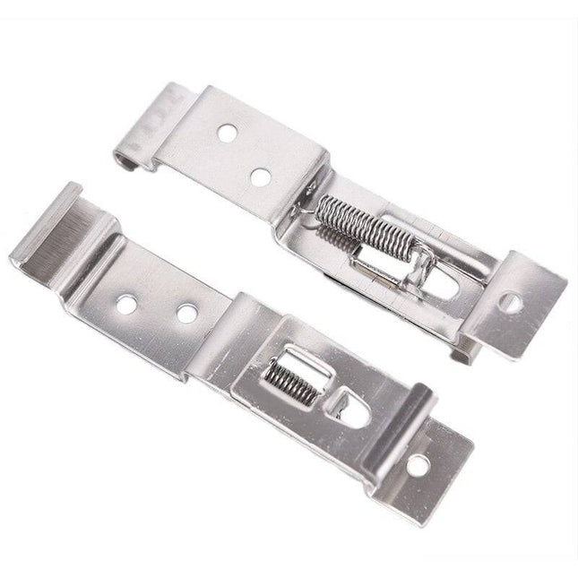 RVS Kenteken / Nummerplaat Houders - Frame Beugels Clips Klemmen (set) - VCTparts.nl