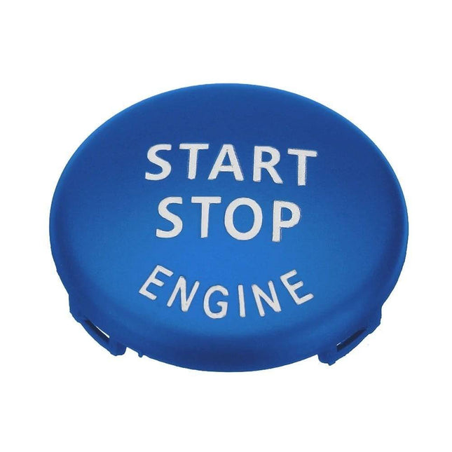 Start Stop Engine Motor Schakelknop Knop BMW Blauw - VCTparts.nl