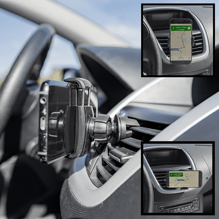 Universele Smartphone Telefoon Houder met 360° Veer voor Ventilatierooster - VCTparts.nl