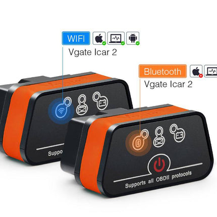 Vgate ELM327 OBD2 Diagnose Scanner Bluetooth (geschikt voor BimmerCode) [OBD II - Android] - VCTparts.nl