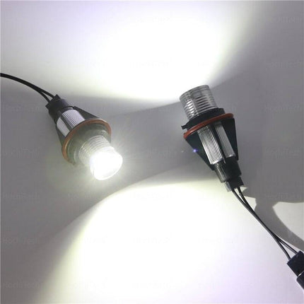 Witte led 6500K H8 Canbus Angel Eye Verlichting Voor Bmw E87 E39 M5 E60 E61 E63 E64 X3 E83 X5 E53 - VCTparts.nl