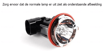 Witte led 6500K H8 Canbus Angel Eye Verlichting Voor Bmw E87 E39 M5 E60 E61 E63 E64 X3 E83 X5 E53 - VCTparts.nl