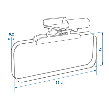 Zonneklep Verlenger Zonnescherm & Nachtzicht Verlengstuk Uitklapbaar - VCTparts.nl